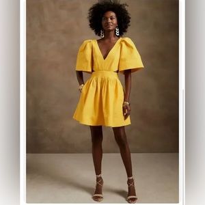 Banana Republic Cutout Open Back Mini Dress